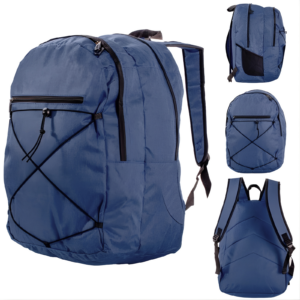 BP-121 NAVY BACKPACK WITH MULTIPLE POCKETS