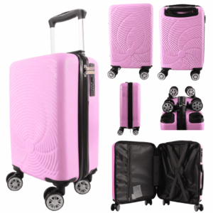 T-HC-US-1633 PINK RYAN AIR CABIN-SIZED TROLLEY SUITCASE