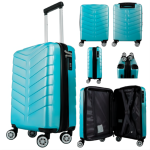 T-HC-US-1626 TEAL RYANAIR UNDERSEAT CABIN-CASE TRAVEL TROLLEY