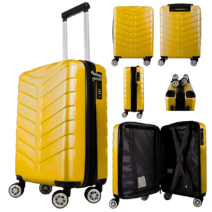 T-HC-US-1626 YELLOW RYANAIR UNDERSEAT CABIN-CASE TRAVEL TROLLEY