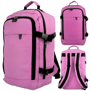 BP-120 DARK PINK RYANAIR UNDERSEAT CABIN-FRIENDLY RUCKSACK W/MUL