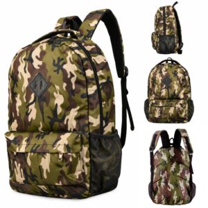 BP-111 CAMOUFLAGE ARMY GREEN BACKPACK