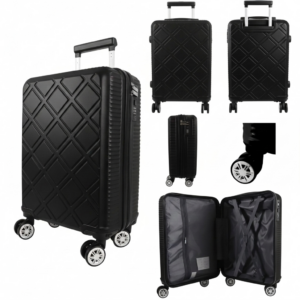 T-HC-US-1630 BLACK 15.7'' UNDER-SEAT CABIN-SIZE RYAN AIR TROLLEY