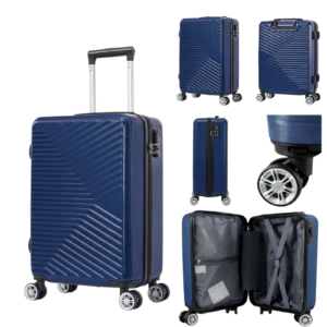 T-HC-US-1611 NAVY 15.7'' UNDER-SEAT CABIN-SIZE TRAVEL TROLLEY