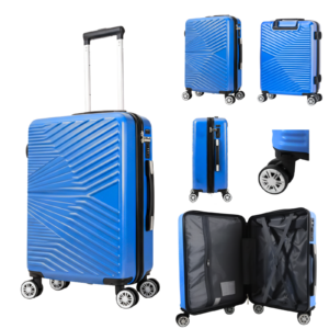 T-HC-12 ROYAL BLUE TRAVEL TROLLEY Hard Shell Cabin Cases 28
