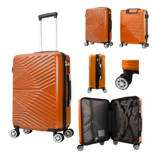 T-HC-US-1811 ORANGE UNDERSEAT CABIN-SIZE EASYJET TROLLY SUITCASE