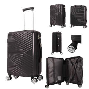 T-HC-US-1811 BLACK UNDERSEAT CABIN-SIZE EASYJET TROLLEY SUITCASE