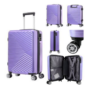 T-HC-US-1611 LIGHT PURPLE RYAN AIR CABIN-SIZED TROLLEY SUITCASE