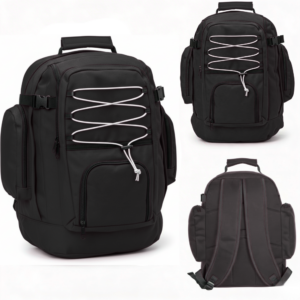 BP-119 BLACK TRAVEL BACKPACK