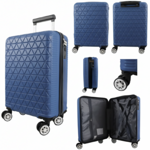 T-HC-US-1627 NAVY 15.7'' UNDER-SEAT CABIN-SIZE TRAVEL TROLLEY