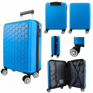 T-HC-US-1631 BLUE RYANAIR TRAVEL TROLLEY SUITCASE