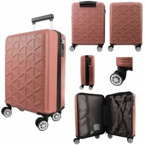 T-HC-US-1629 R.GOLD 15.7'' UNDER-SEAT CABIN-SIZE TRAVEL TROLLEY