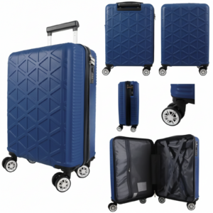 T-HC-US-1629 NAVY 15.7'' UNDER-SEAT CABIN-SIZE TRAVEL TROLLEY