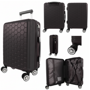T-HC-US-1831 BLACK UNDERSEAT CABIN-SIZE EASYJET TROLLEY SUITCASE