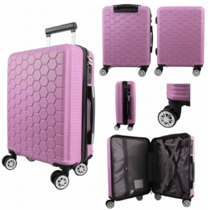 T-HC-US-1831 PINK UNDERSEAT CABIN-SIZE EASYJET TROLLEY SUITCAS