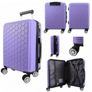 T-HC-US-1831 PURPLE UNDERSEAT CABIN-SIZE EASYJET TROLLEY SUITCAS