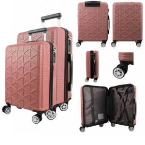 T-HC-US-1629 ROSE GOLD SET OF 2 RYAN AIR UNDERSEAT AND 20" CABIN