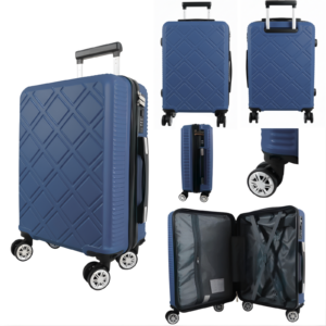 T-HC-US-1830 NAVY CABIN-SIZE EASYJET TRAVEL TROLLEY SUITCAS