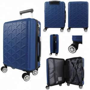 T-HC-US-1829 NAVY CABIN-SIZE EASYJET TRAVEL TROLLEY SUITCASE
