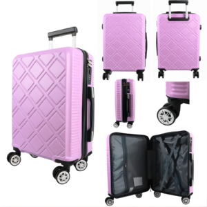 T-HC-US-1830 PINK CABIN-SIZE EASYJET TRAVEL TROLLEY SUITCAS