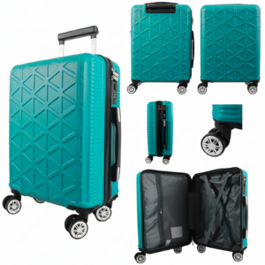 T-HC-US-1829 TEAL CABIN-SIZE EASYJET UNDERSEAT TRAVEL TROLLEY SU