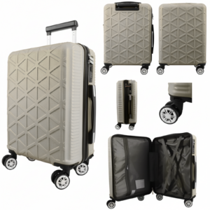 T-HC-US-1829 WHITE CABIN-SIZE EASYJET UNDERSEAT TRAVEL TROLLEY S