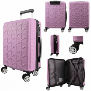 T-HC-US-1829 PINK CABIN-SIZE EASYJET TRAVEL TROLLEY SUITCASE