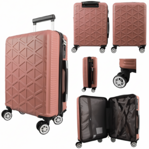 T-HC-US-1829 ROSE GOLD CABIN EASYJET TRAVEL TROLLEY SUITCASE (Copy)