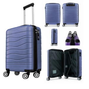 T-HC-US-1626 NAVY RYANAIR UNDERSEAT CABIN-CASE TRAVEL TROLLEY