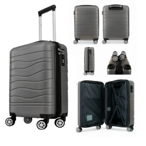 T-HC-US-1626 DARK GREY RYANAIR UNDERSEAT CABIN-CASE TROLLYE