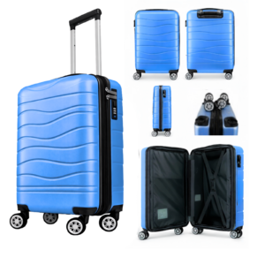 T-HC-US-1626 ROYAL BLUE RYANAIR CABIN-SIZED TRAVEL TROLLEY SUITC