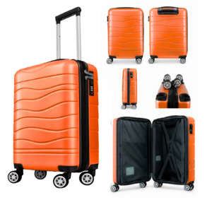 T-HC-US-1626 ORANGE RYANAIR UNDERSEAT CABIN-CASE TRAVEL TROLLEY