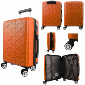 T-HC-CABIN-2029 Orange CABIN-SIZE TRAVEL TROLLEY