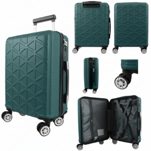 T-HC-CABIN-2029 DARK GREEN CABIN-SIZE TRAVEL TROLLEY