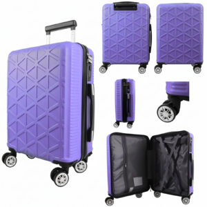 T-HC-CABIN-2029 PURPLE CABIN-SIZE TRAVEL TROLLEY