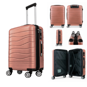 T-HC-CABIN-2025 ROSE GOLD TRAVEL TROLLEY