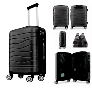 T-HC-CABIN-2025 BLACK TRAVEL TROLLEY
