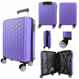 T-HC-US-1631 PURPLE RYAN AIR CABIN-SIZE TROLLEY SUITCASE