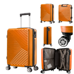 T-HC-US-1611 ORANGE 15.7'' UNDERSEAT CABIN-SIZE TROLLEY SUITCASE (Copy)
