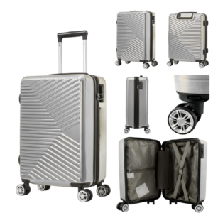 T-HC-US-1611 SILVER RYAN AIR CABIN-SIZED TROLLEY SUITCASE