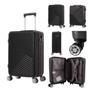 T-HC-US-1611 BLACK RYAN AIR UNDERSEAT CABIN-SIZED TROLLEY SUITCA